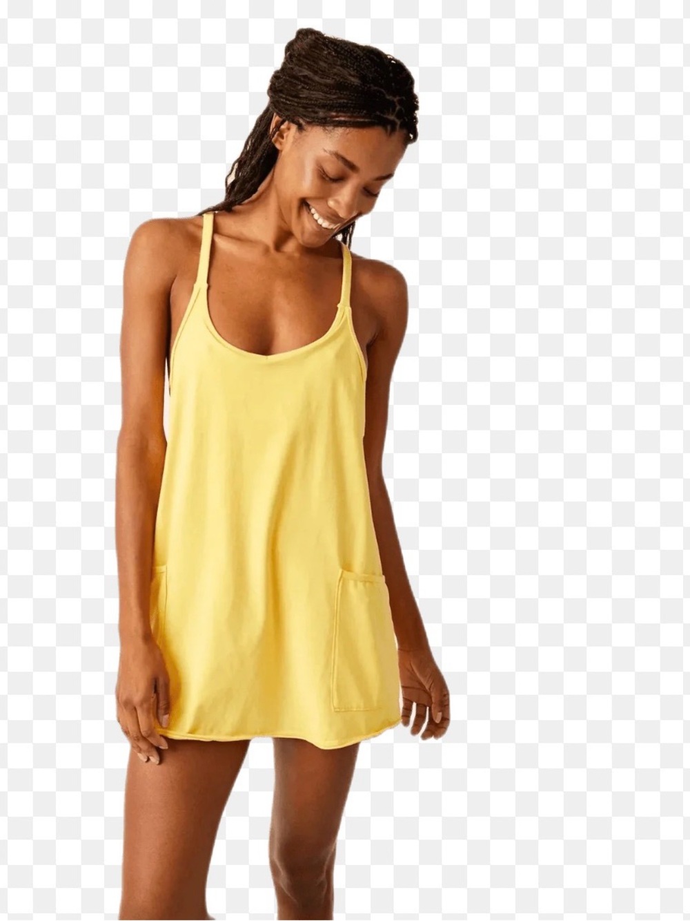 Free People Movement Hot Shot yellow color size L